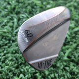 TaylorMade Hi Toe Wedge 60 Deg ATC (Ex Demo USED) - toe stamp showing 60 degree loft and ATC-08 grind