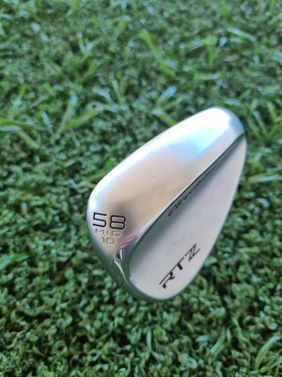 Cleveland RTZ Wedge 58 Deg 10 Bounce (Ex Demo USED) - toe stamp showing 58 degree loft and 10 bounce