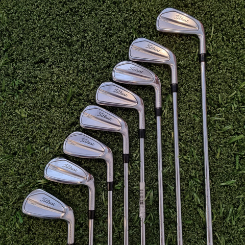 Titleist T200 Iron set 4-PW & 48 AMT Black STIFF (USED)