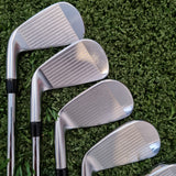 Titleist T200 Iron set 4-PW & 48 AMT Black STIFF (USED)